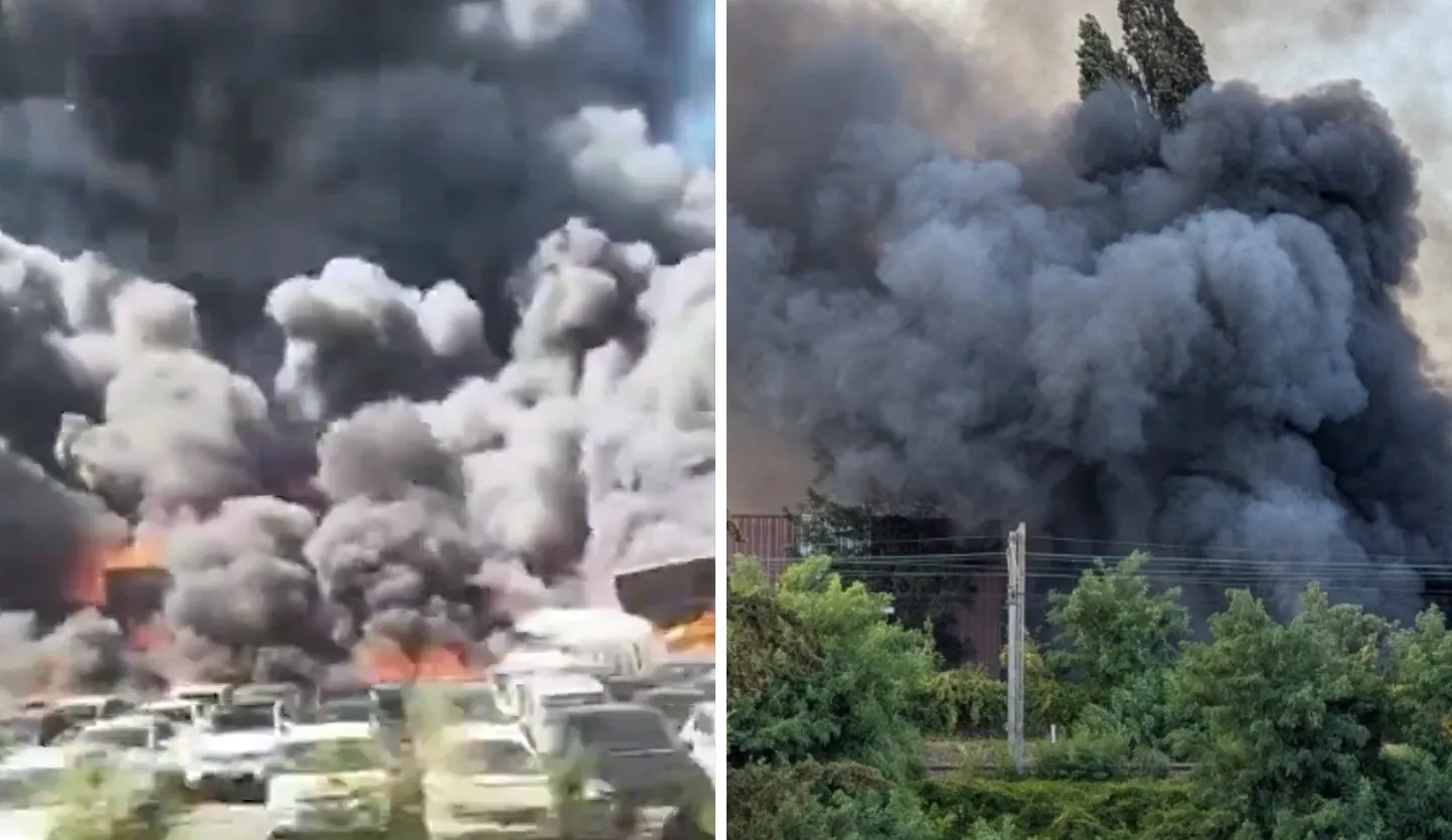 Incendiu in Franța (France Info/Profimedia)