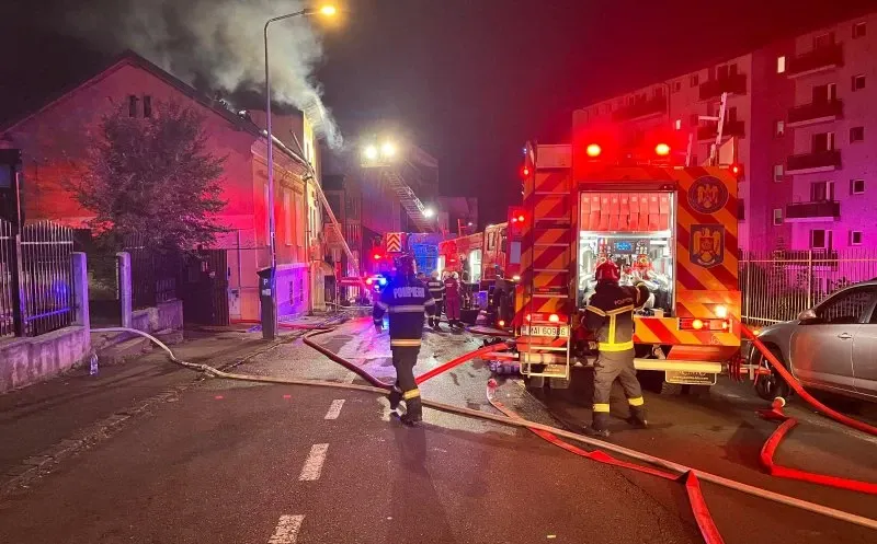 Incendiu Cluj Napoca/ Sursa foto: ZCJ.ro