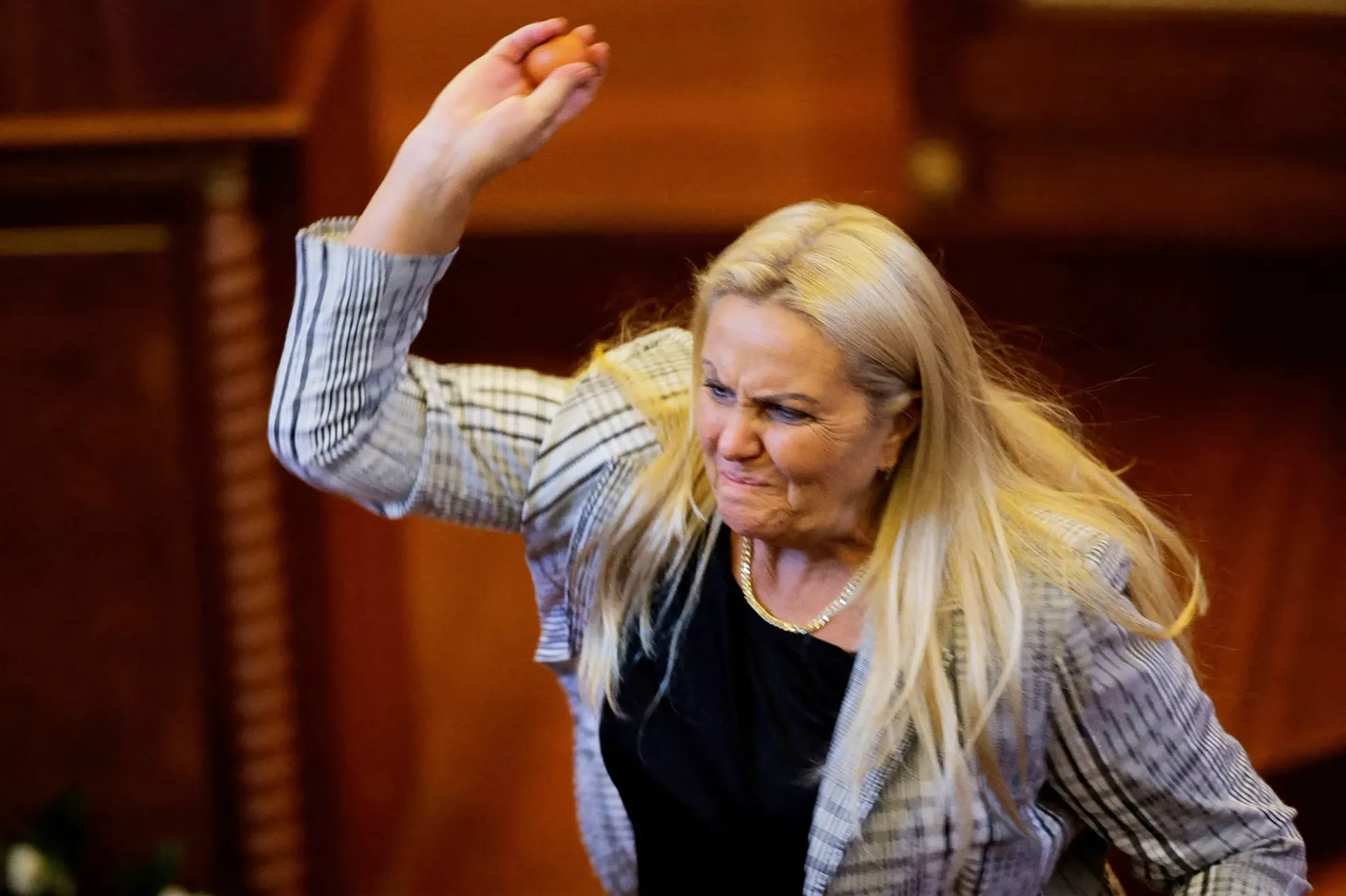 Premierul din Kosovo a fost atacat cu ouă în Parlament
