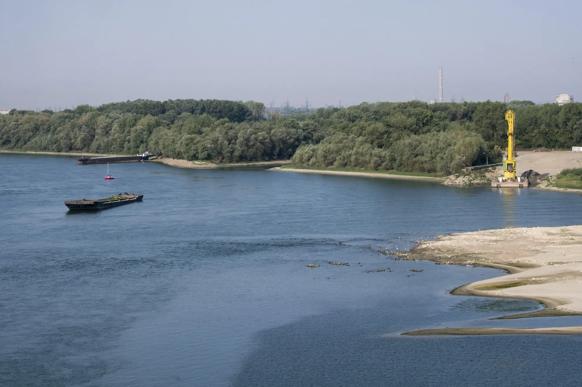 low Danube water flow