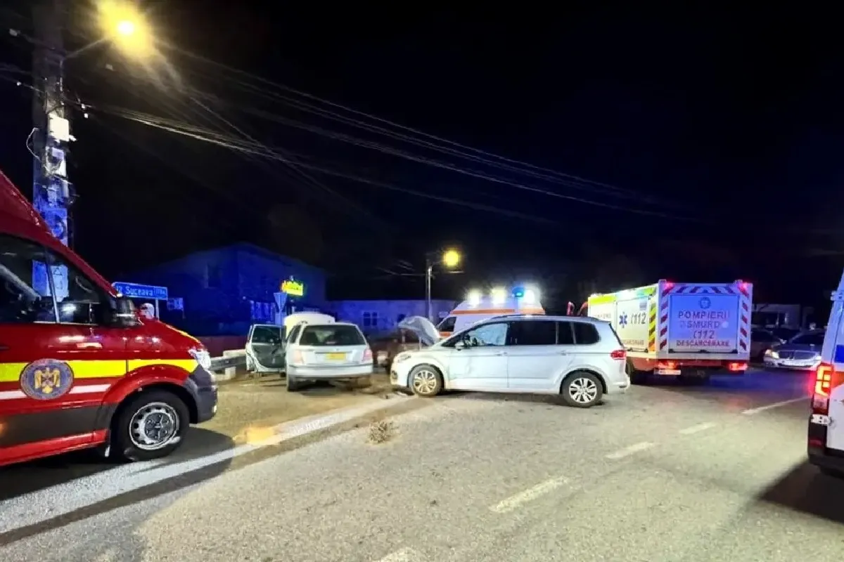 Accident grav în Suceava