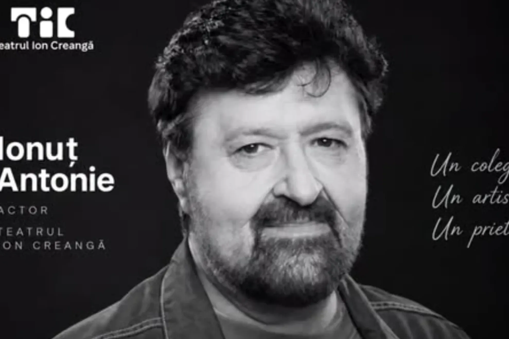 Actorul Ionuț Antonie a murit, dar familia lui nu a fost găsită. Foto: Facebook