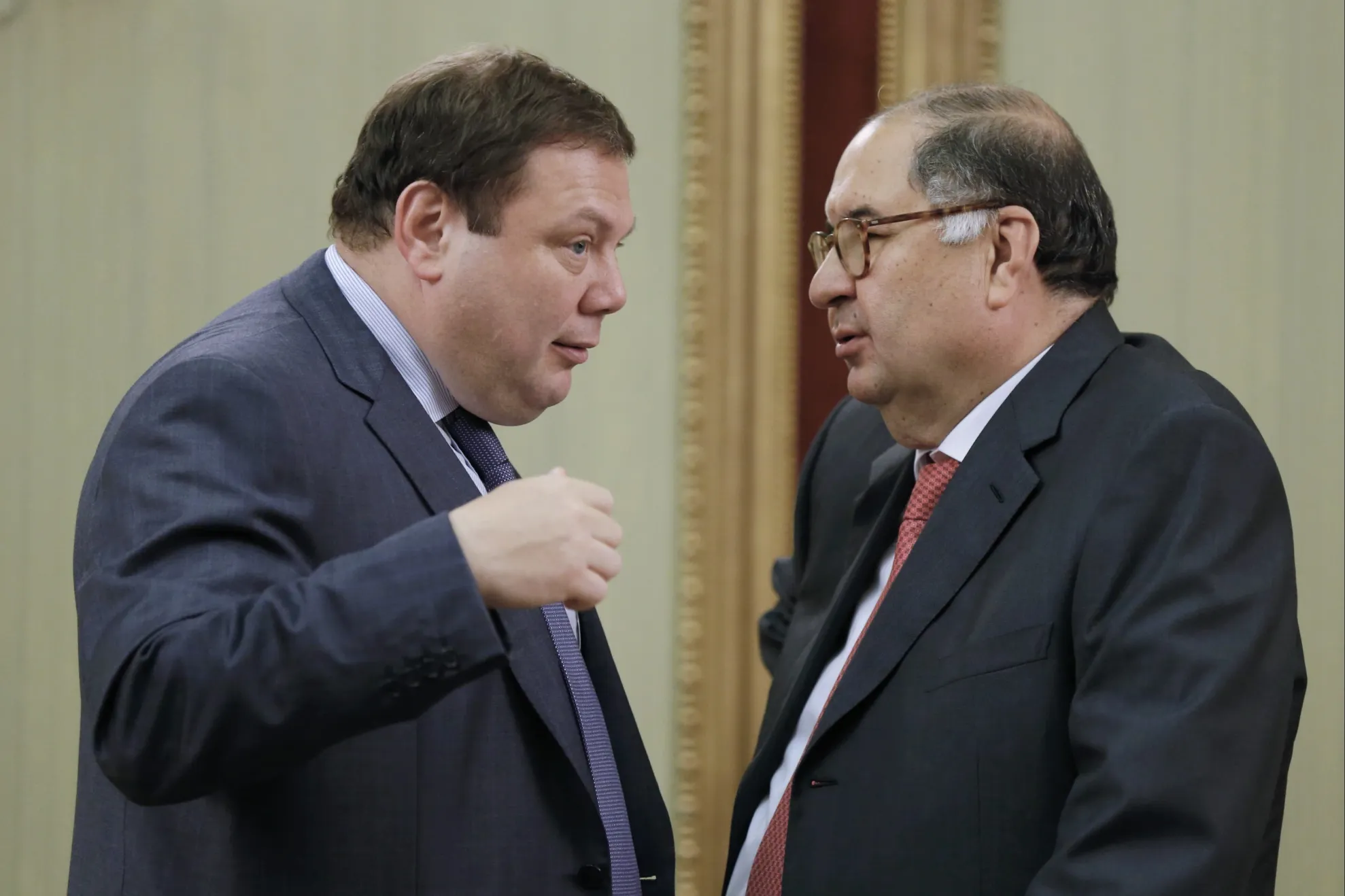 Alisher Usmanov și Mikhail Fridman (foto: profimedia)