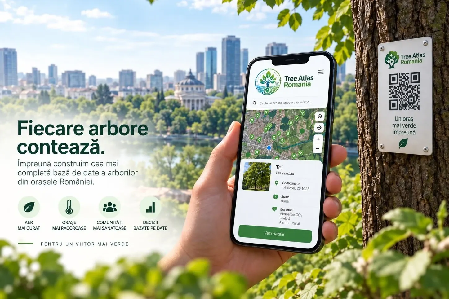Aplicație inventariere arbori