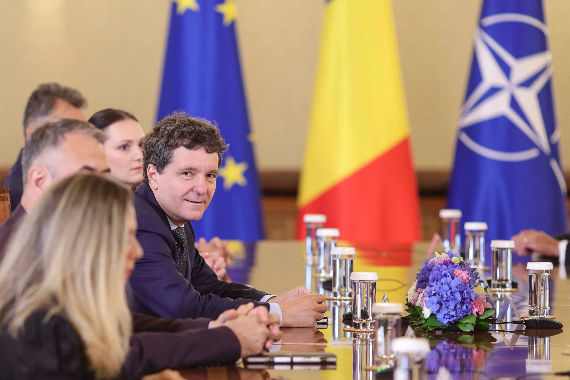 Discuții informale la Cotroceni. Foto: Inquam