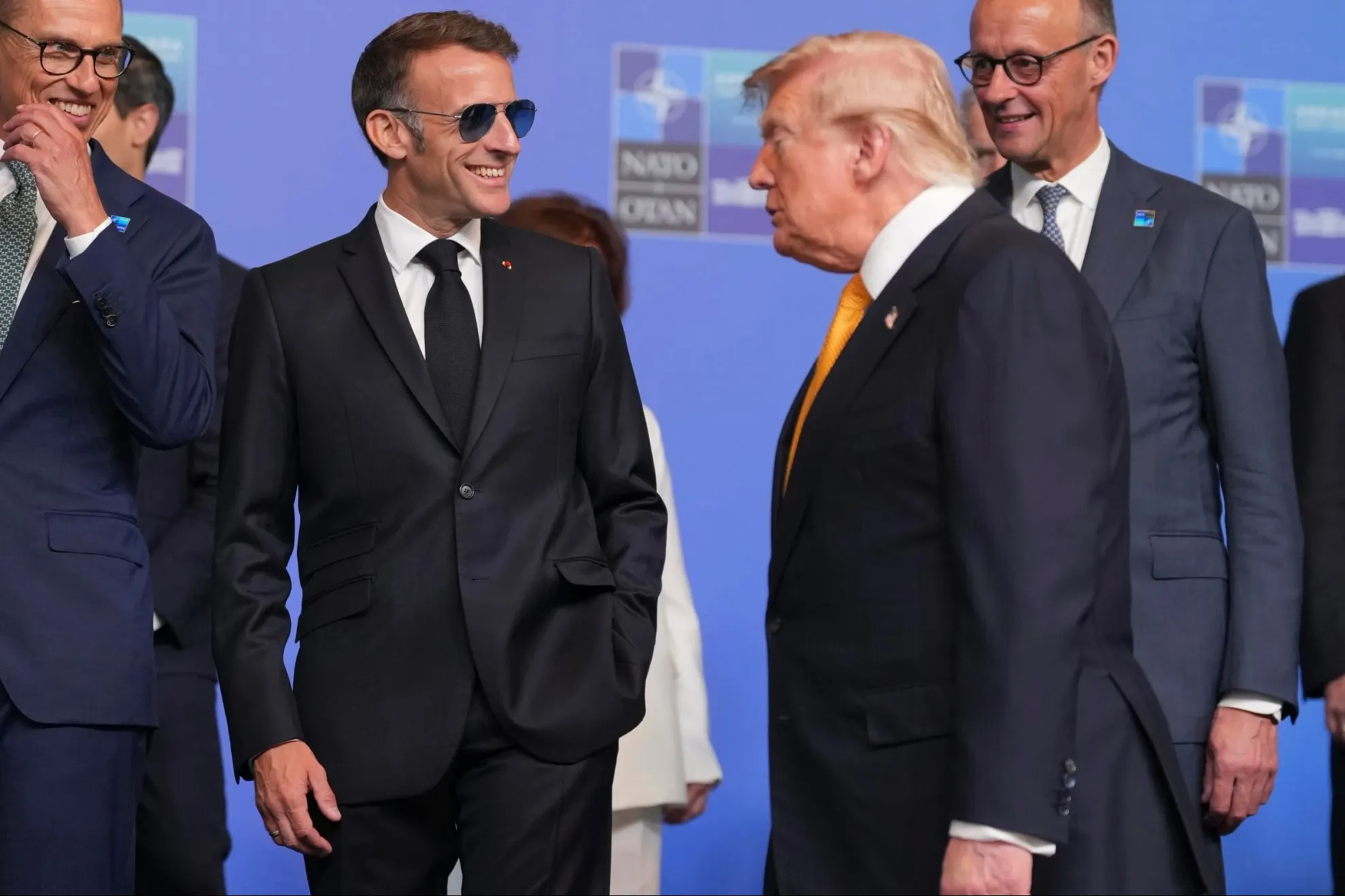 Emmanuel Macron și Donald Trump (foto: profimedia)