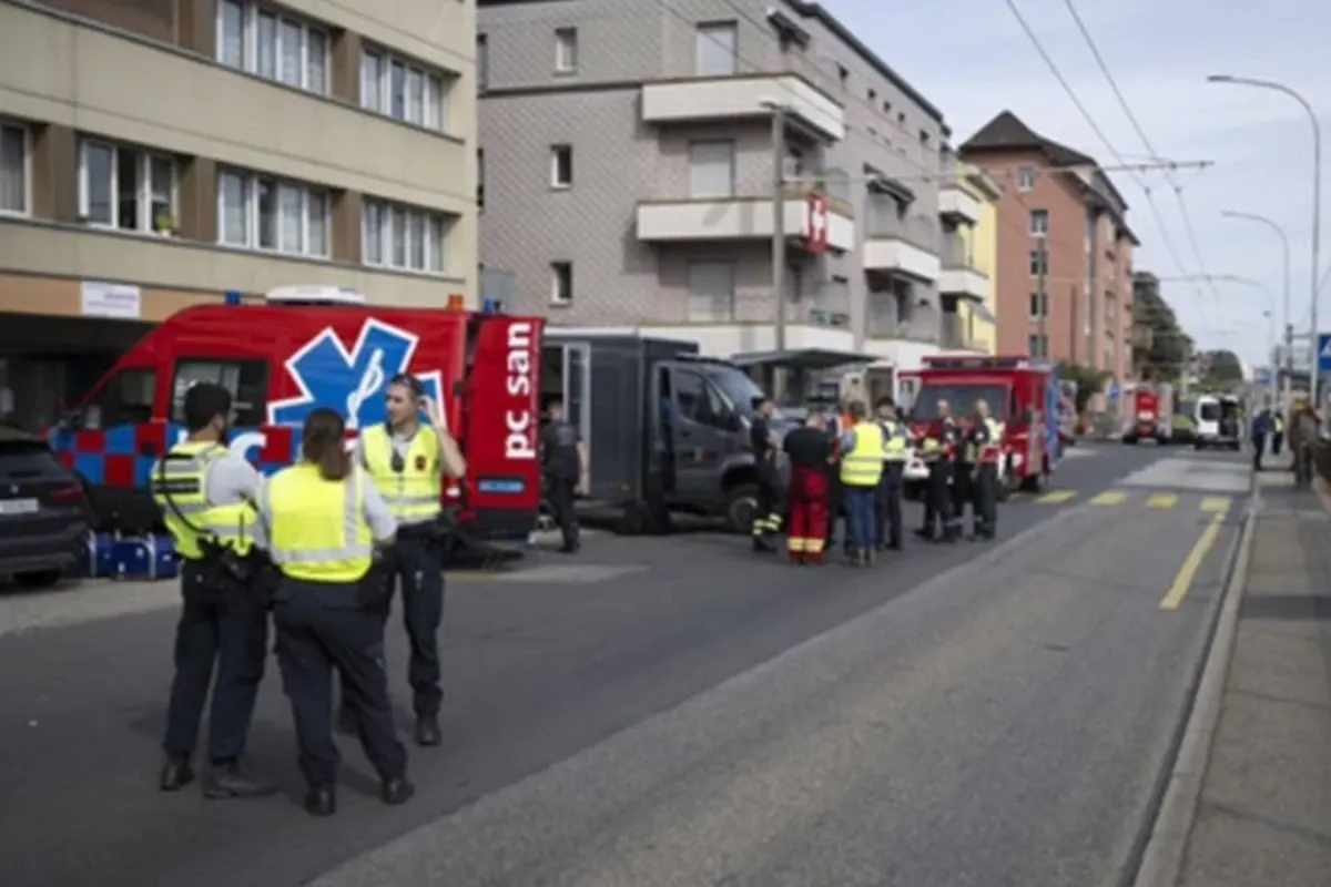 Explozie în Elveția / Sursa foto - AFP