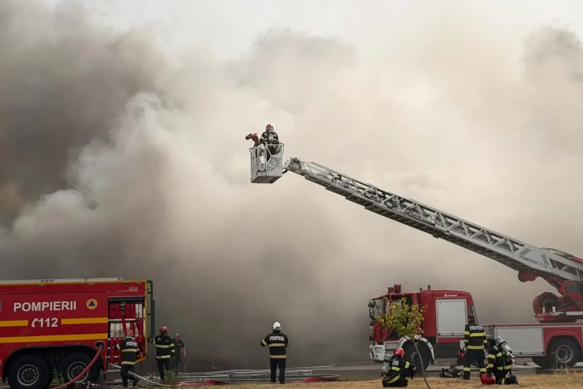 Incendiu în Drobeta Turnu Severin / Sursa foto - ISU Mehedinți 