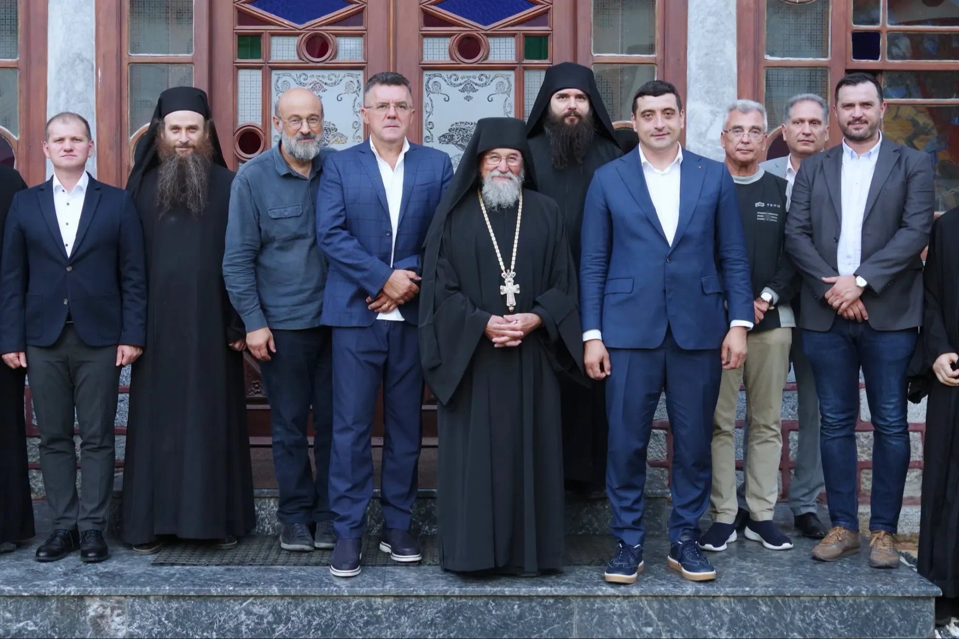 Liderii AUR la Muntele Athos