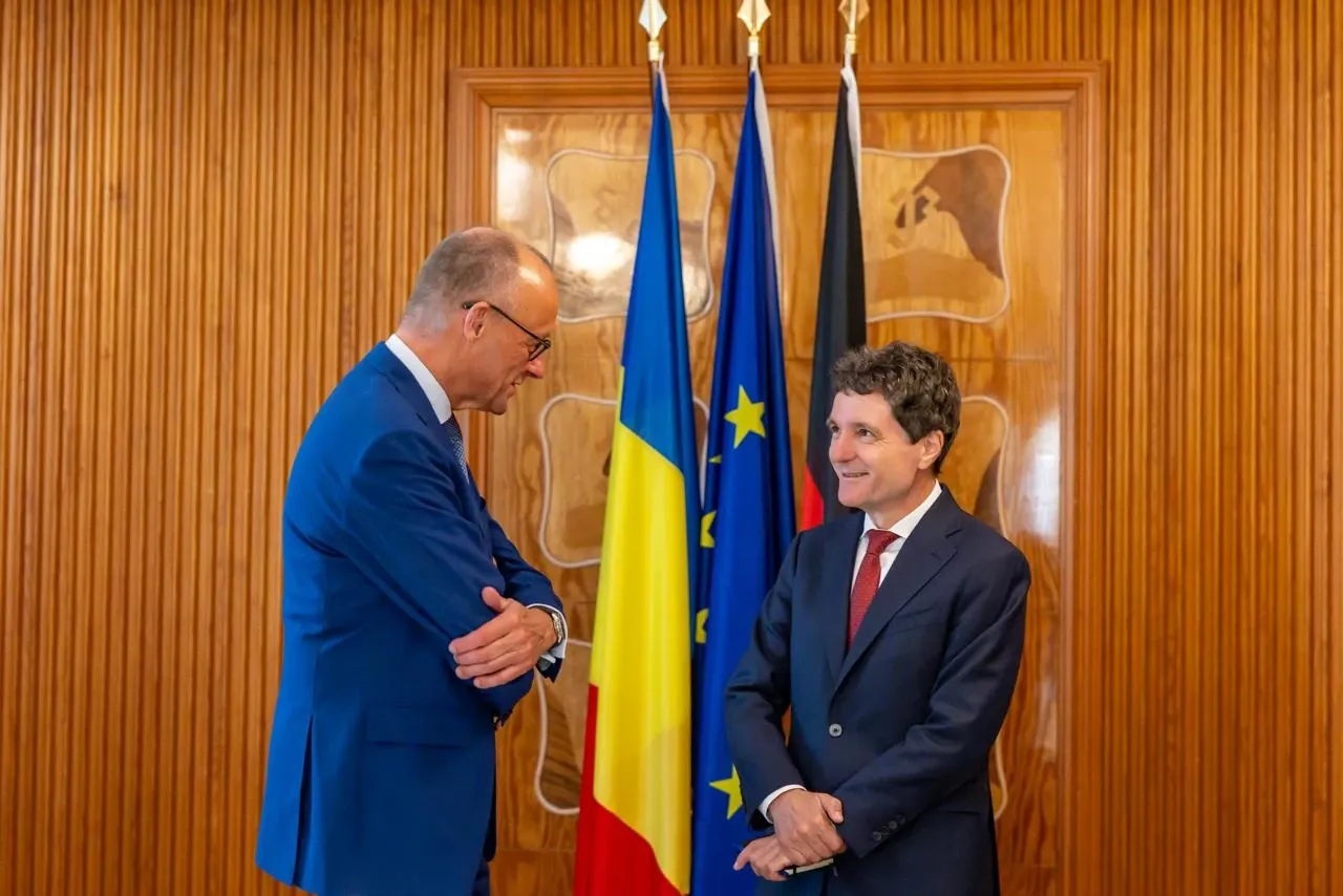 Nicușor Dan alături de cancelarul german, Friedrich Merz/ Administrația Prezidențială