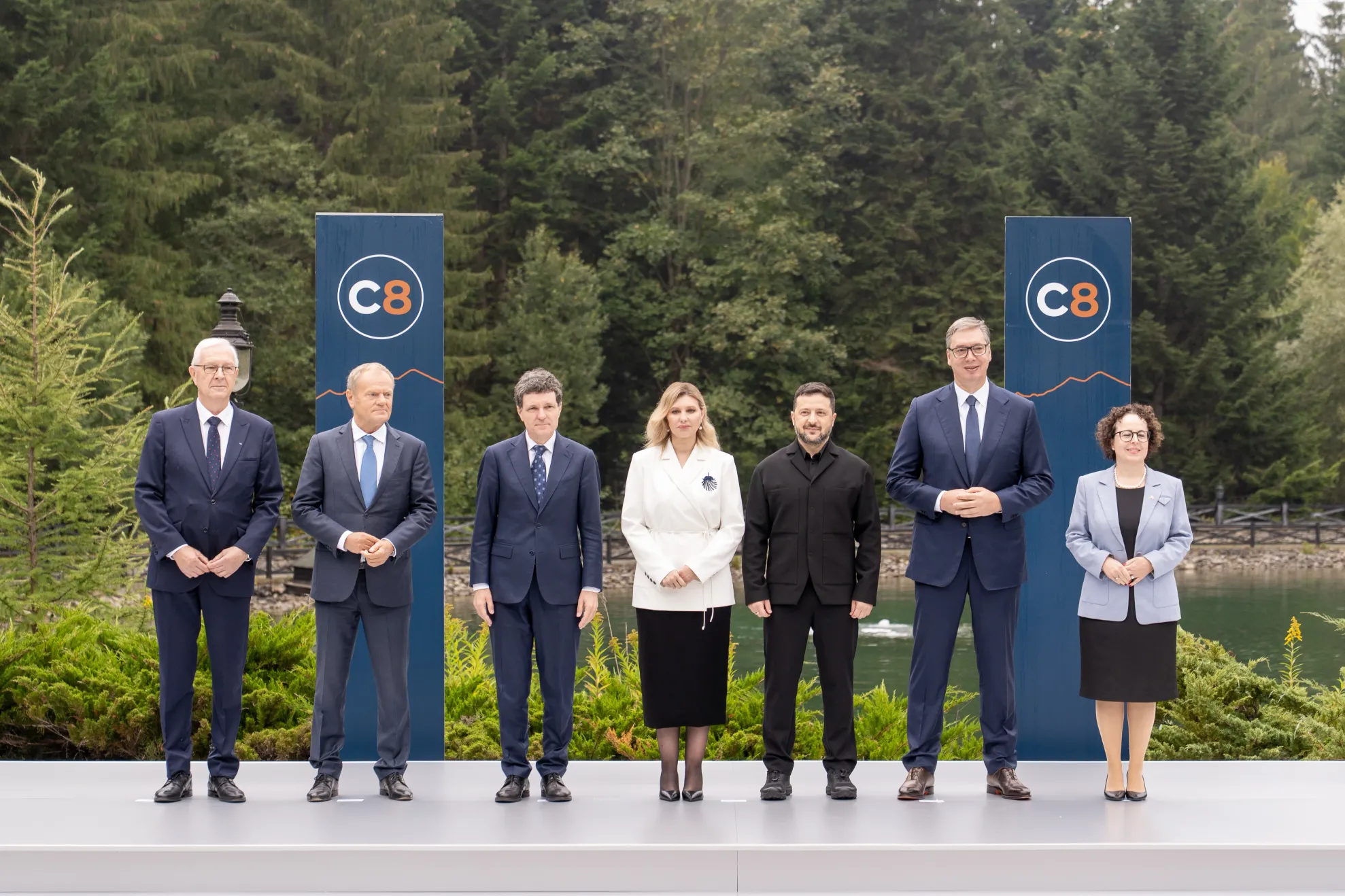 Nicușor Dan la Summitul inaugural al Inițiativei pentru Integrare Carpatică. Foto/Președinția României