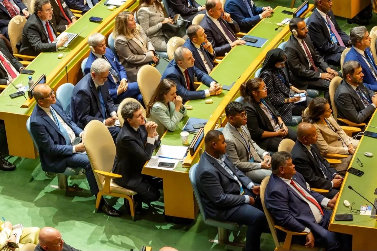 Nicușor Dan la ONU (foto: X)