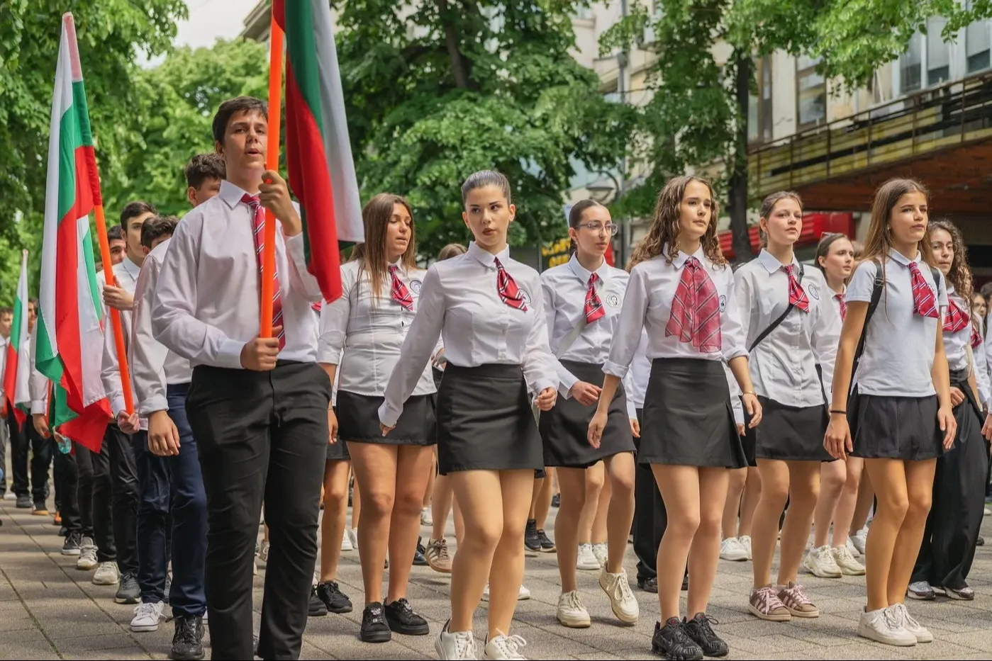 Paradă a elevilor bulgari (Profimedia)