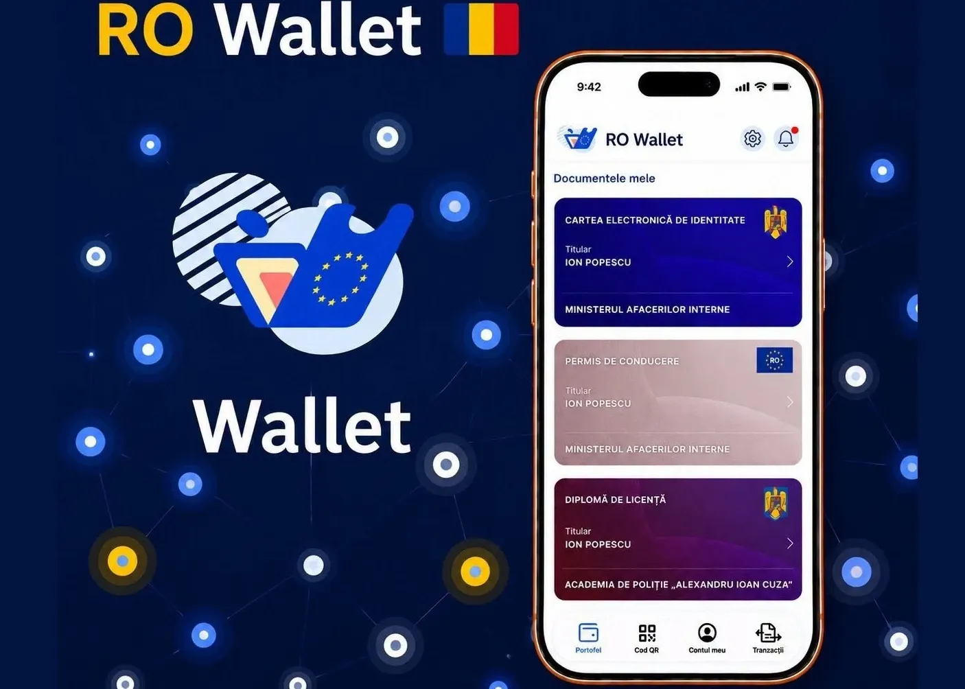 Românii își vor ține actele în telefon