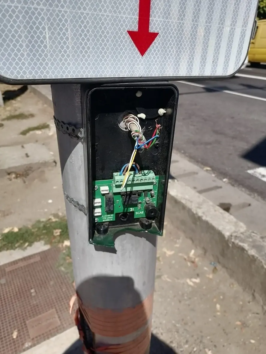 Semafoare vandalizate  