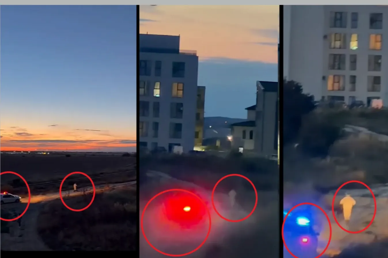 Trotinetist urmarit de politie, Constanța (FB/Grup Tomis Plus)
