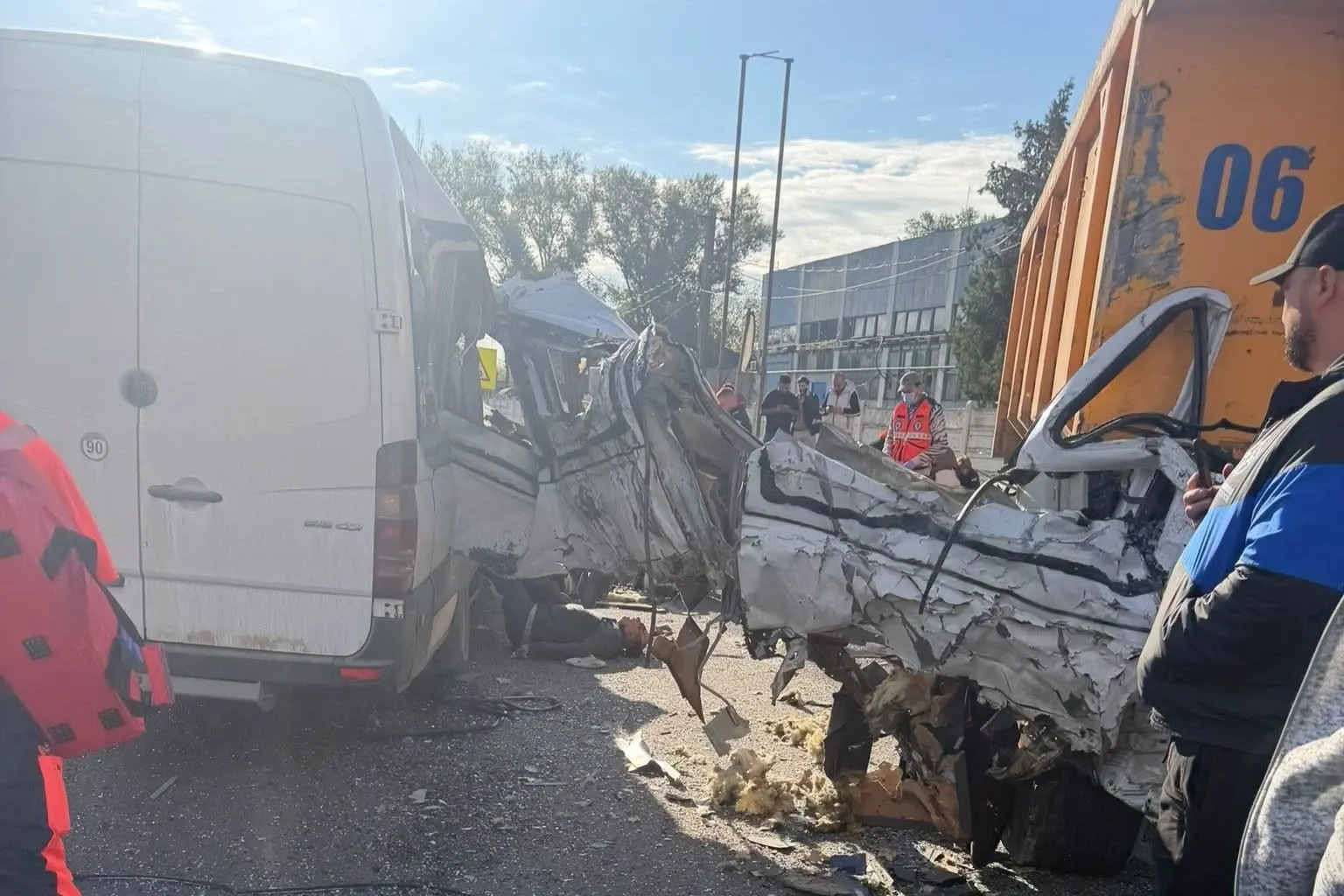 Accident Buftea/ Foto: Facebook Fii Informat România