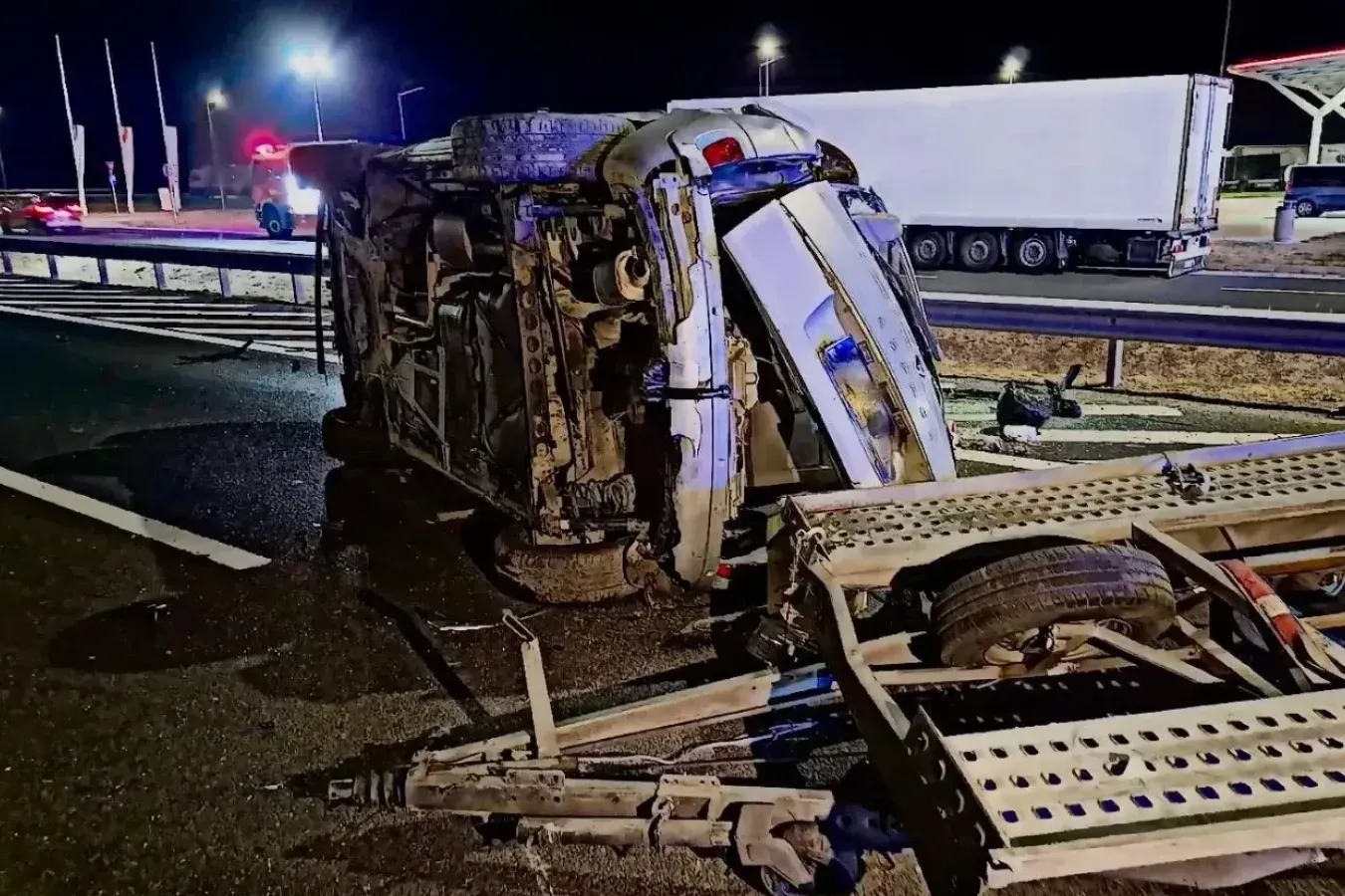Accident  în județul Arad (foto: ISU Arad)
