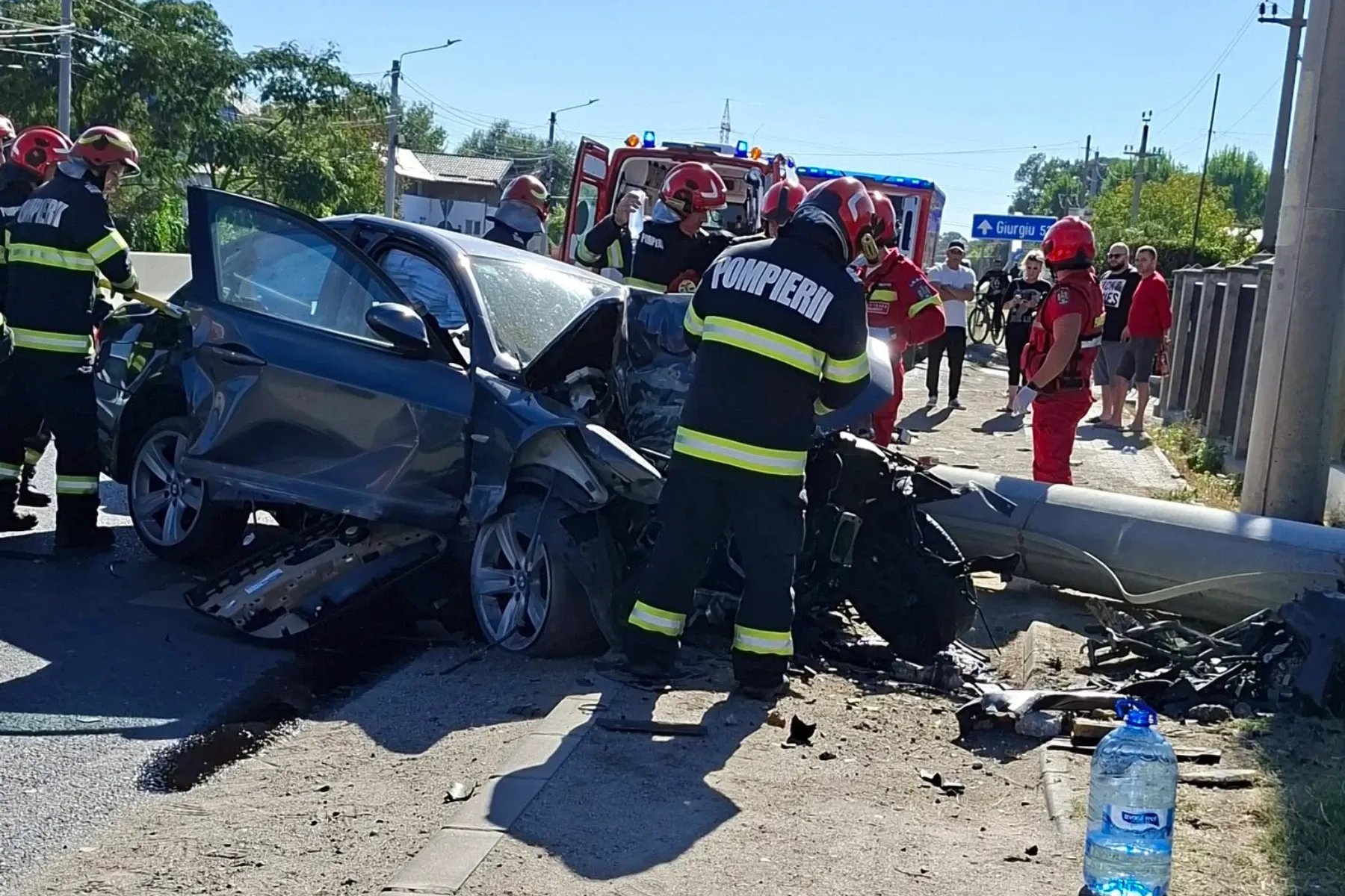 Accident grav pe DN5
