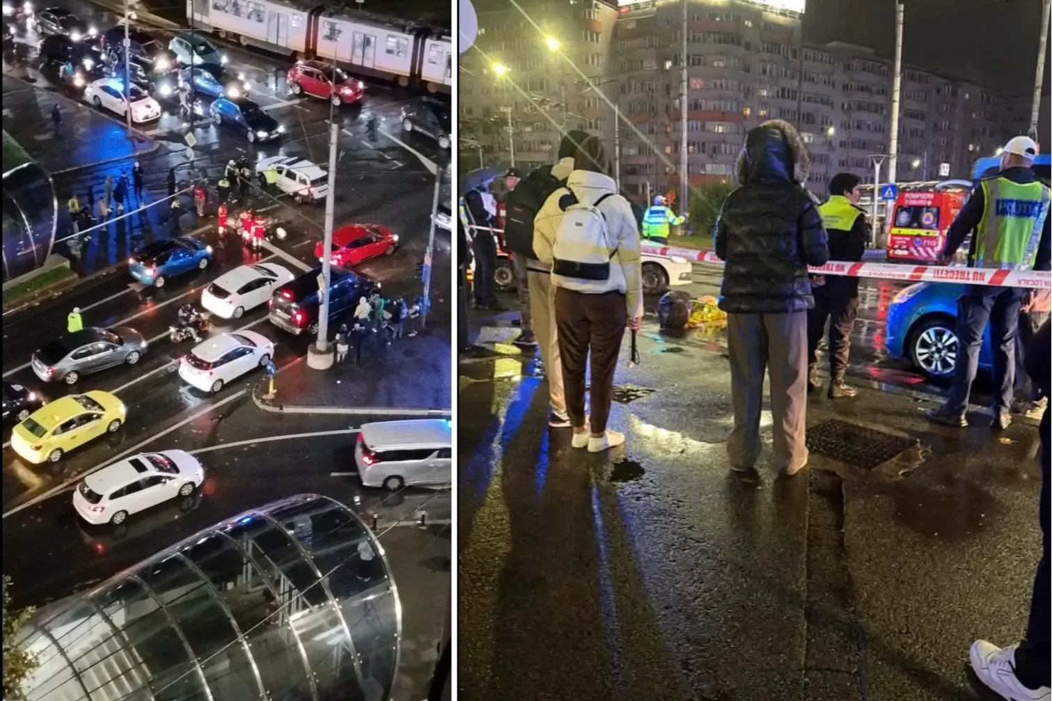 Accident zona Obor (sursa: FB/Esti din Sectorul 2)
