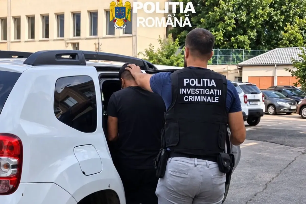 Bărbat arestat / Sursa foto - Poliția Română