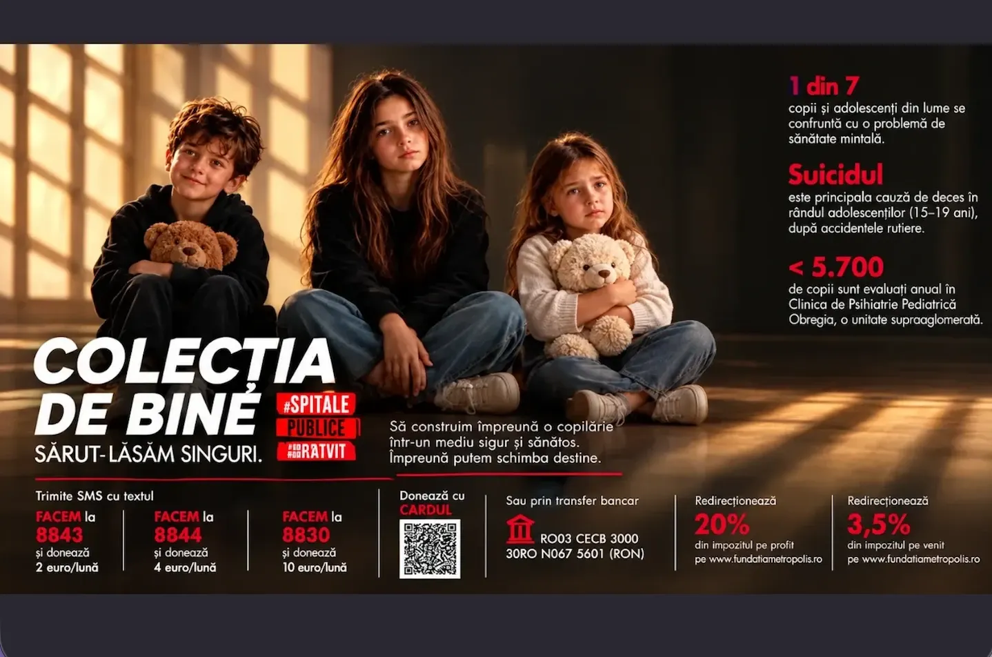 Campanie în sprijinul copiilor