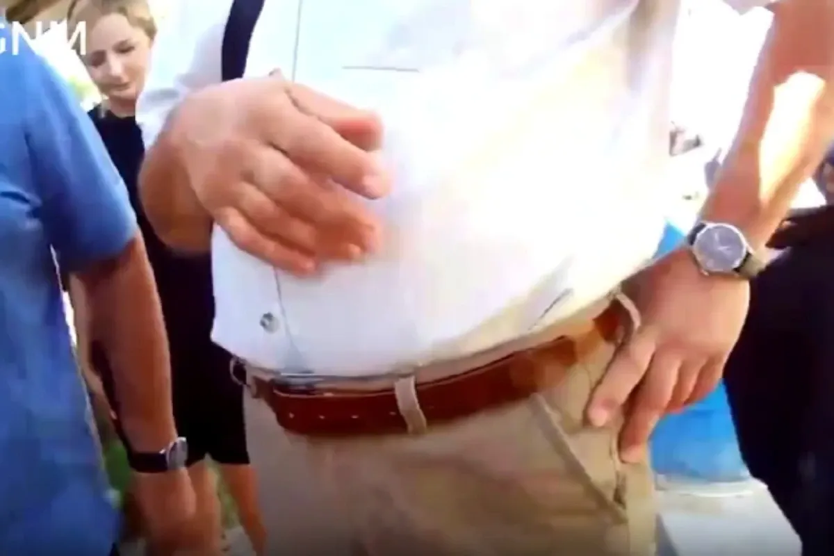 Comisarii Gărzii de Mediu, amenințați / Sursa foto - Captură video