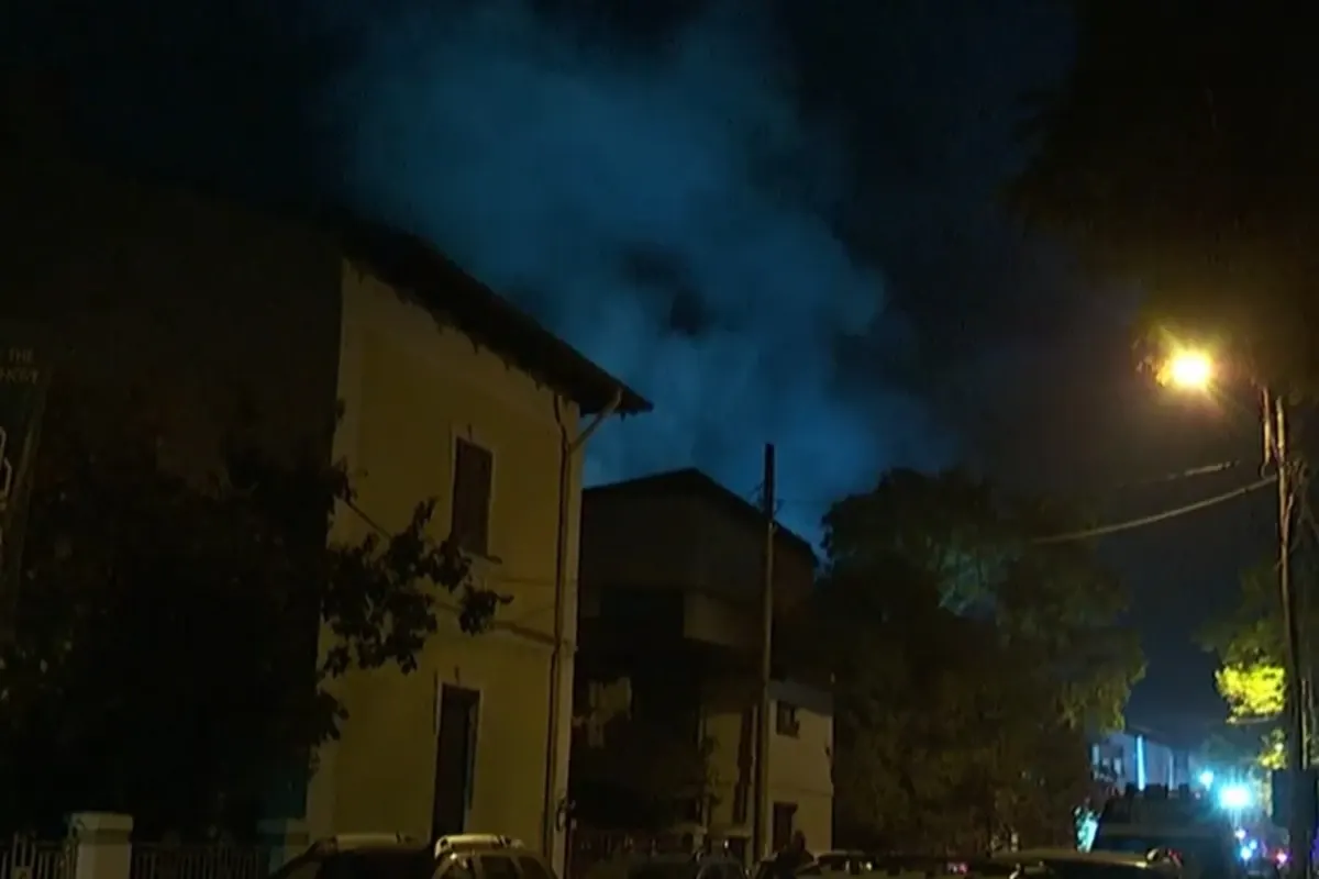 Incendiu în București/ Sursa: Captură video YouTube