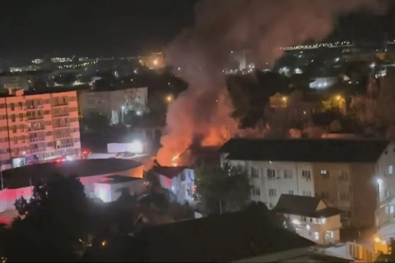 Incendiu la Slatina