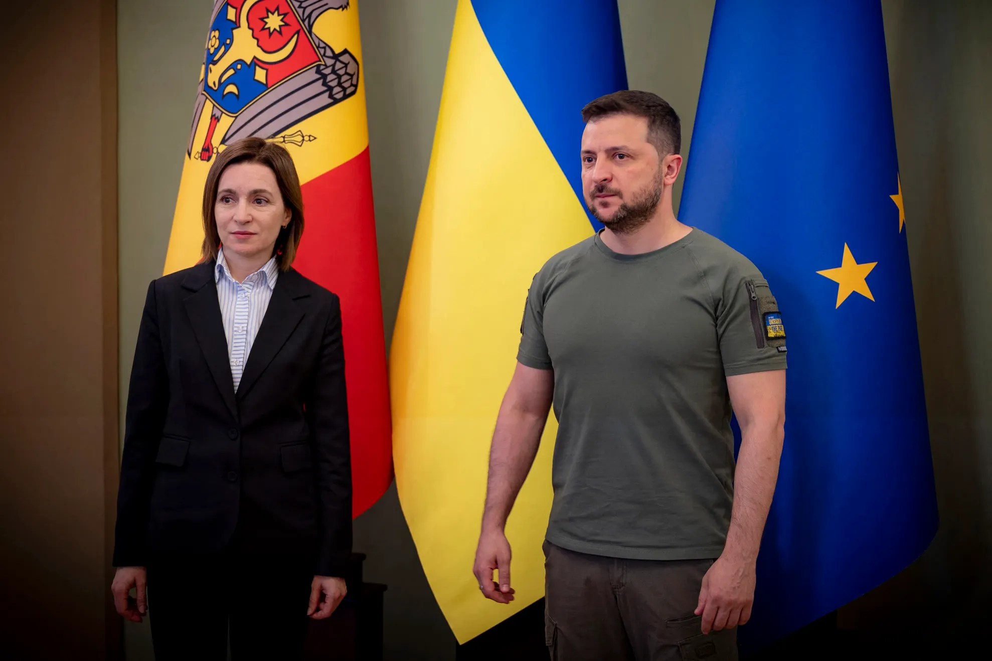Maia Sandu și Volodimir Zelenski (foto: profimedia)