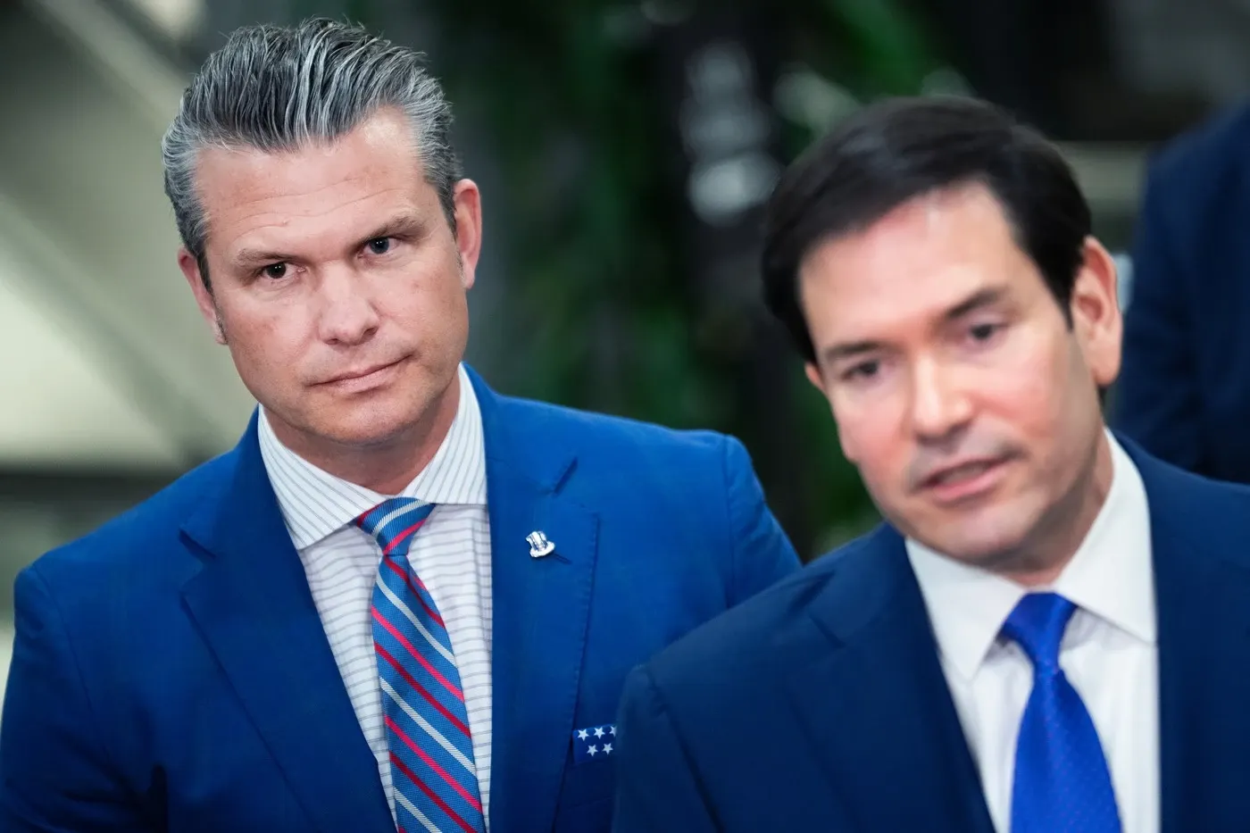 Marco Rubio și Pete Hegseth. Foto: Profimedia