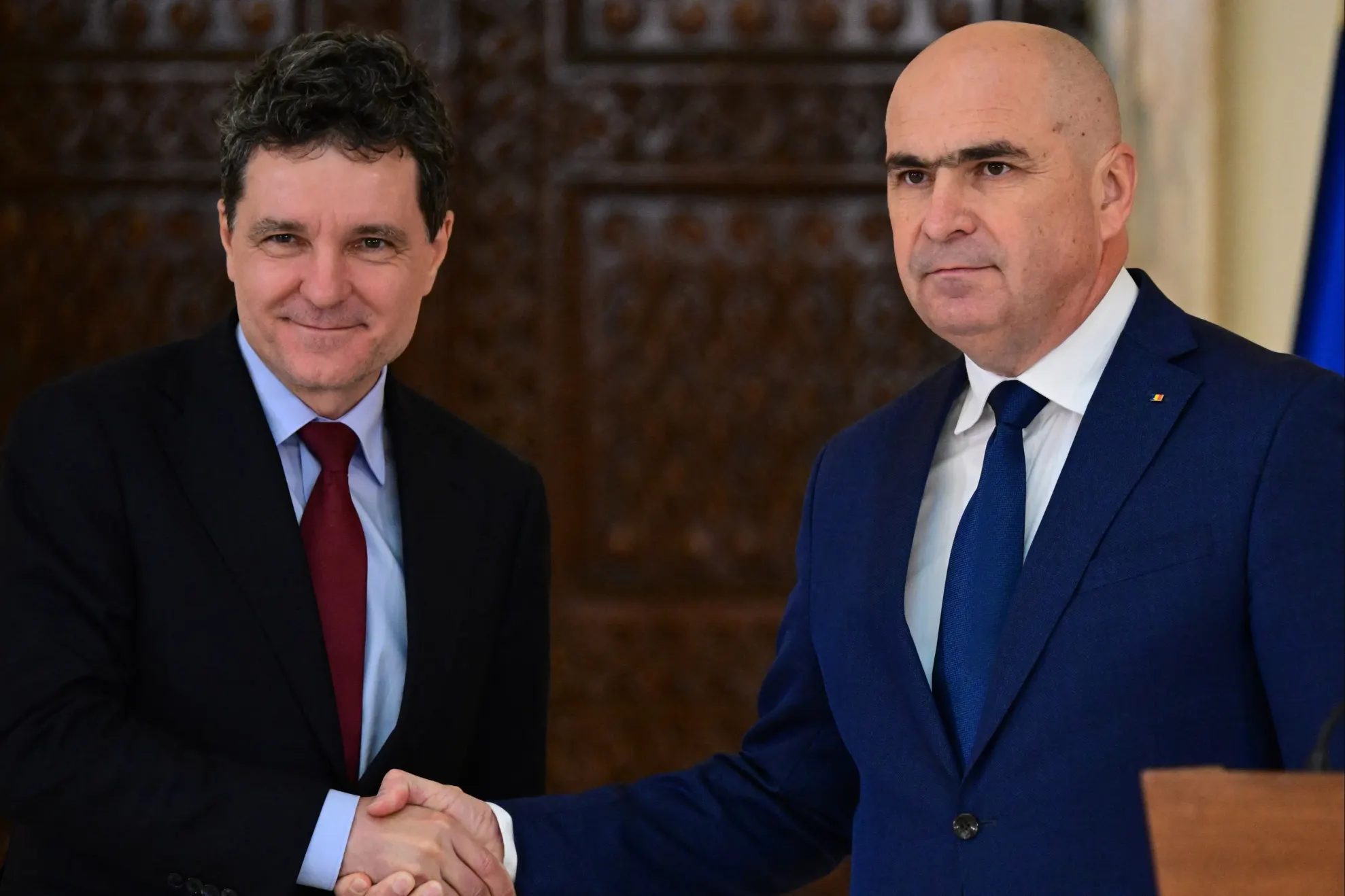 Nicușor Dan și Ilie Bolojan (foto: profimedia)