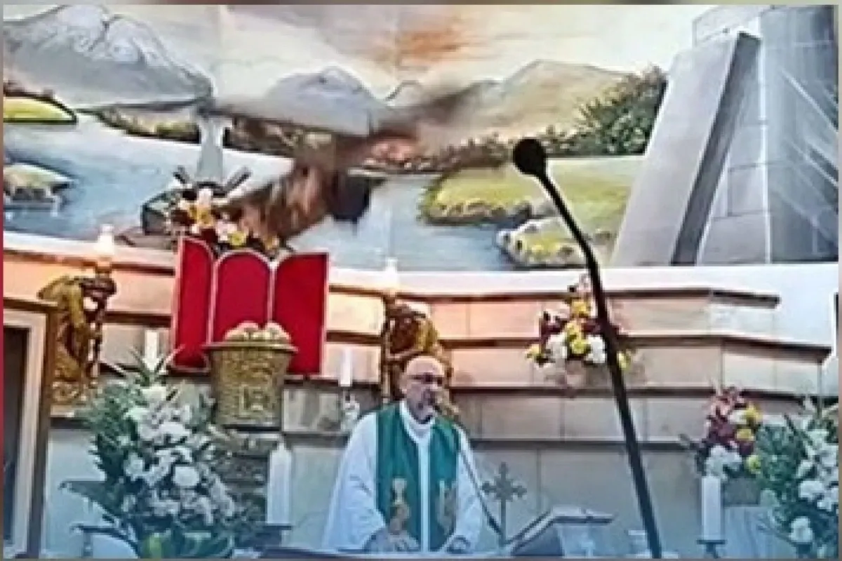 Preot mort / Sursa foto - Captură video
