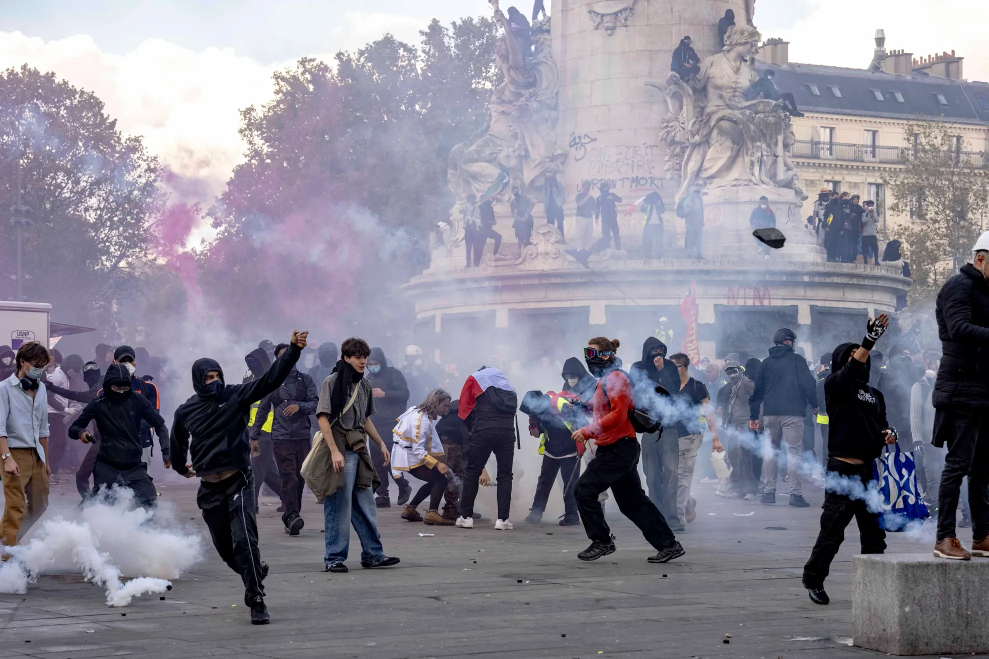 Proteste în Franța (foto: profimedia)