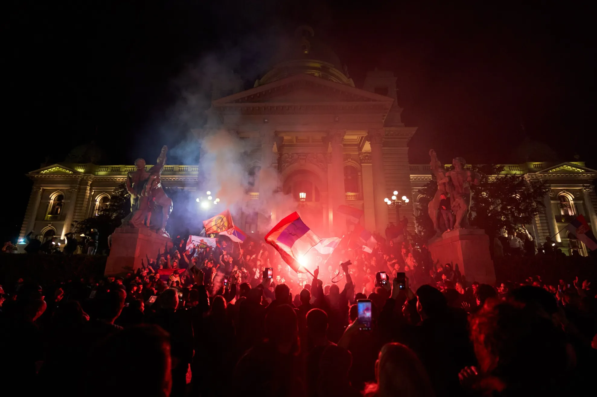 Proteste în Serbia (foto: profimedia)