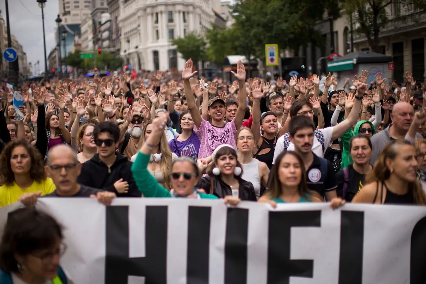 Protestele din Spania au dus la o criză politică majoră. Foto/Profimedia