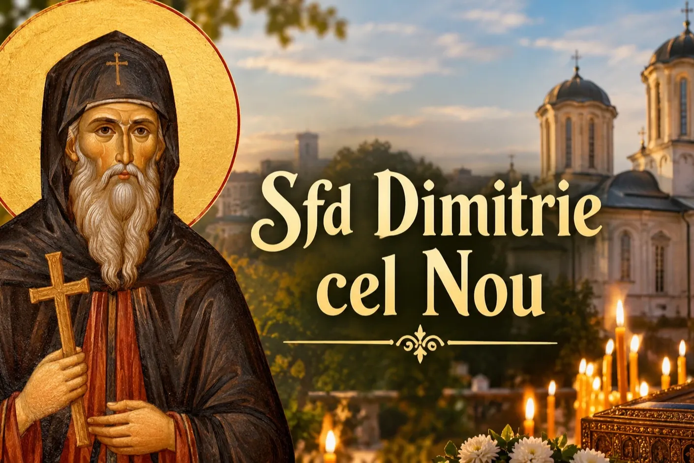 sărbătoare 27 octombrie, Sf. Dimitrie cel Nou/foto AI