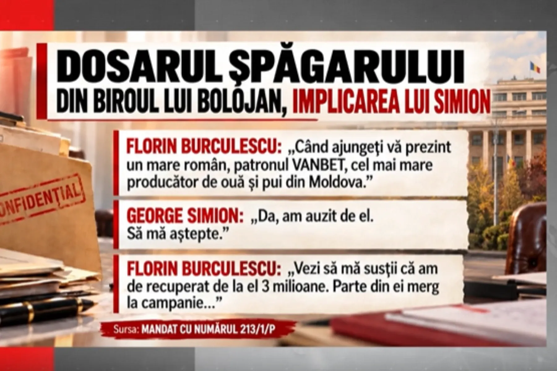 Stenogramele din dosarul Fănel Bogos ajung la Realitatea PLUS