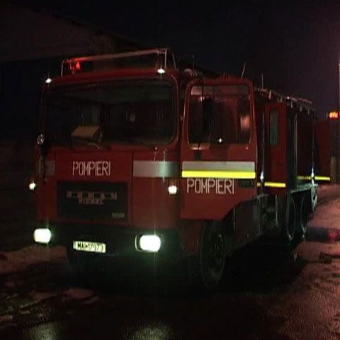 O cisternă încărcată cu motorină a luat foc într-o benzinărie din Sibiu 