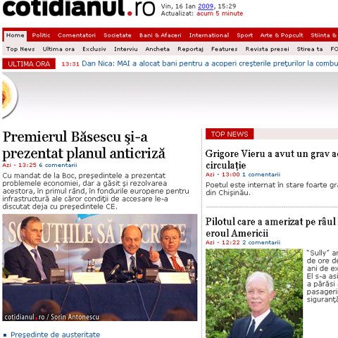 Jurnalistul Cristian Oprea se apără în procesul cu Băsescu spunând că a scris un material de opinie
