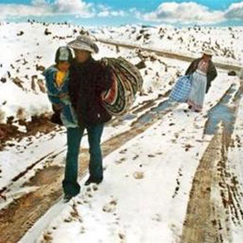 Gheţarul Quilca, aflat la graniţa dintre Peru şi Bolivia, s-a topit