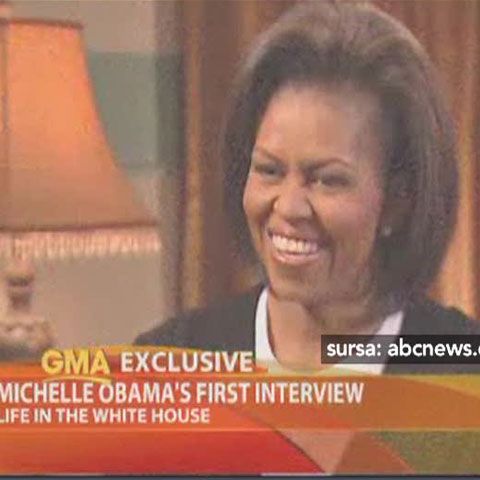 Michelle Obama a acordat primul ei interviu televizat postului ABC 