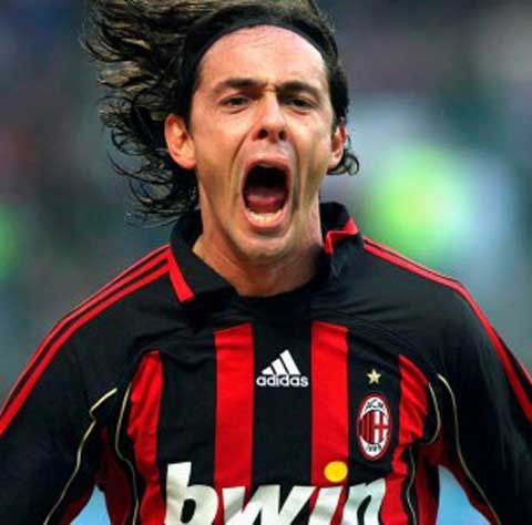 Filippo Inzaghi a ajuns la 300 de goluri marcate în cariera profesionistă