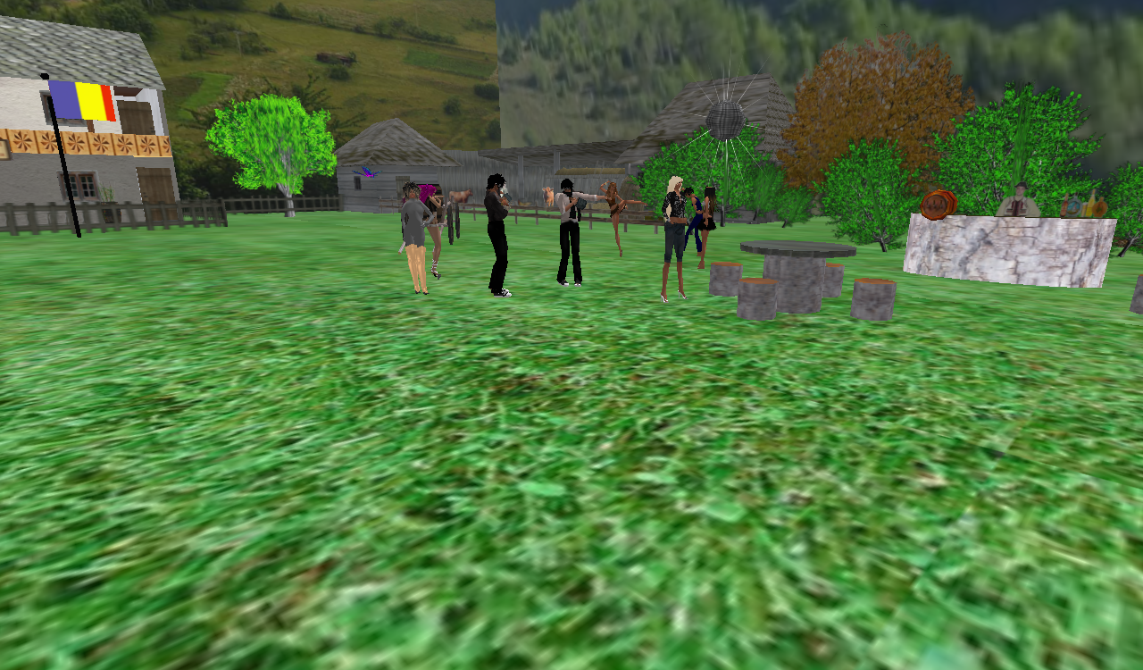 Sat românesc în Second Life
