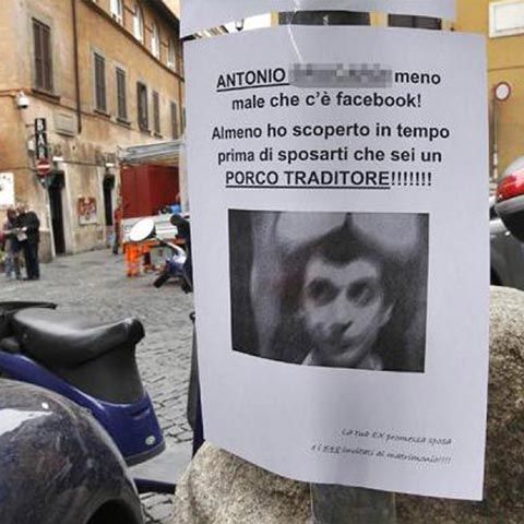 Părăsit înainte de nuntă, din cauza pozelor de pe Facebook