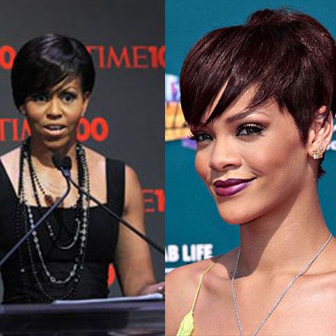 Michelle Obama şi-a făcut coafură a la Rihanna