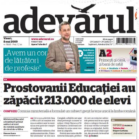 Şi ziariştii comentează în ediţiile de astăzi confuzia Ministerului Educaţiei în privinţa celor două personaje din opera lui Caragiale