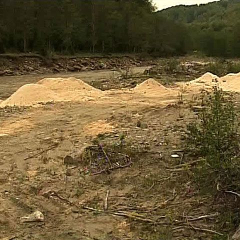 Tone de rumeguş au fost aruncate pe marginea râurilor din judeţul Vrancea