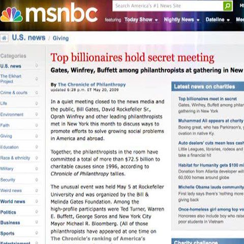 Miliardarii din SUA s-au reunit în secret la New York pentru a discuta despre filantropie