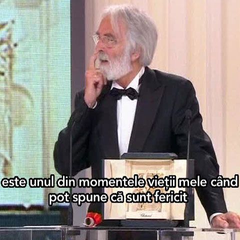 "Panglica albă" a primit Palme D'Or la Cannes
